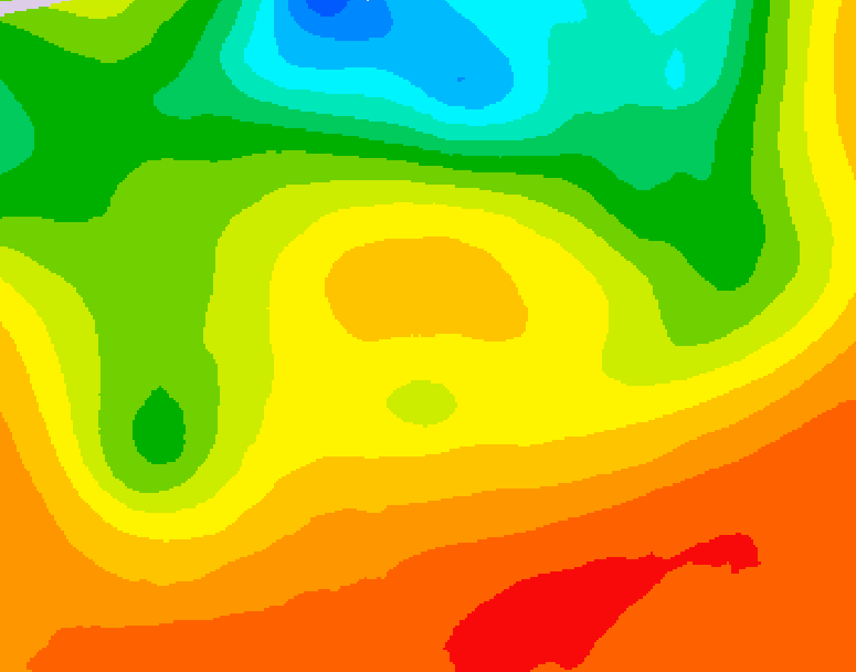 GDPS 500 millibar geopotential height 138 hour forecast chart for Canada based on 2026/06/27 1200Z data