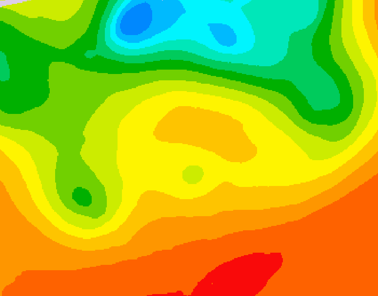 GDPS 500 millibar geopotential height 150 hour forecast chart for Canada based on 2026/06/27 1200Z data