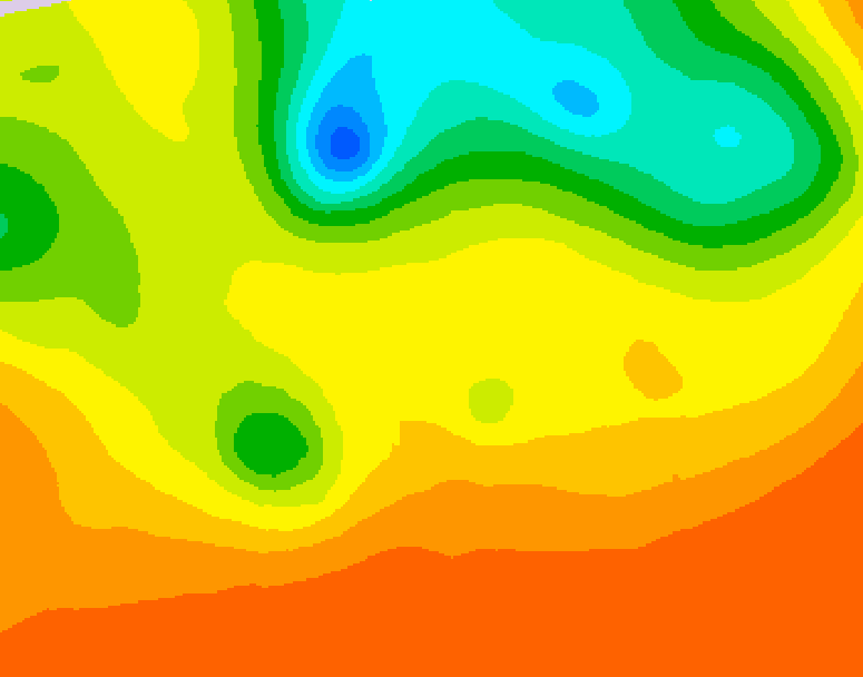 GDPS 500 millibar geopotential height 174 hour forecast chart for Canada based on 2026/06/27 1200Z data