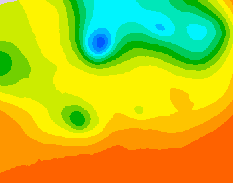 GDPS 500 millibar geopotential height 180 hour forecast chart for Canada based on 2026/06/27 1200Z data