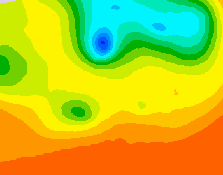 GDPS 500 millibar geopotential height 186 hour forecast chart for Canada based on 2026/06/27 1200Z data