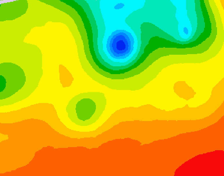 GDPS 500 millibar geopotential height 204 hour forecast chart for Canada based on 2026/06/27 1200Z data