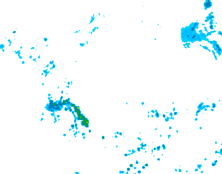 GDPS precipitation 156 hour forecast chart for Canada based on 2026/06/27 1200Z data