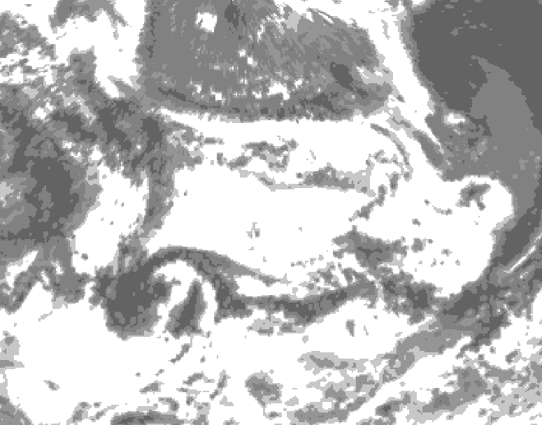 GDPS total cloud 192 hour forecast chart for Canada based on 2026/06/27 0000Z data