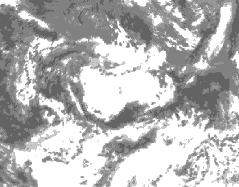 GDPS total cloud 114 hour forecast chart for Canada based on 2026/06/27 1200Z data
