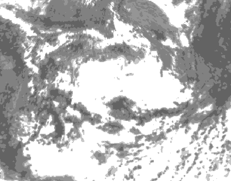 GDPS total cloud 144 hour forecast chart for Canada based on 2026/06/27 1200Z data