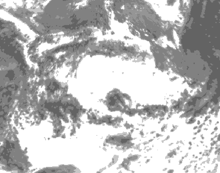 GDPS total cloud 150 hour forecast chart for Canada based on 2026/06/27 1200Z data
