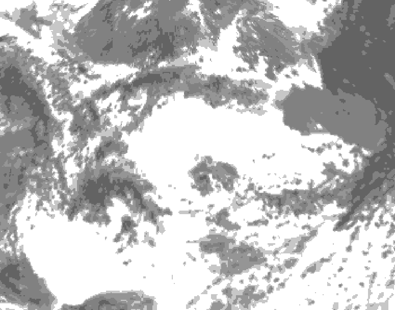 GDPS total cloud 156 hour forecast chart for Canada based on 2026/06/27 1200Z data
