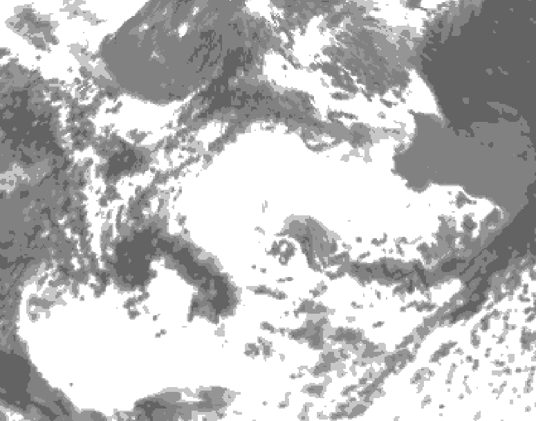 GDPS total cloud 162 hour forecast chart for Canada based on 2026/06/27 1200Z data