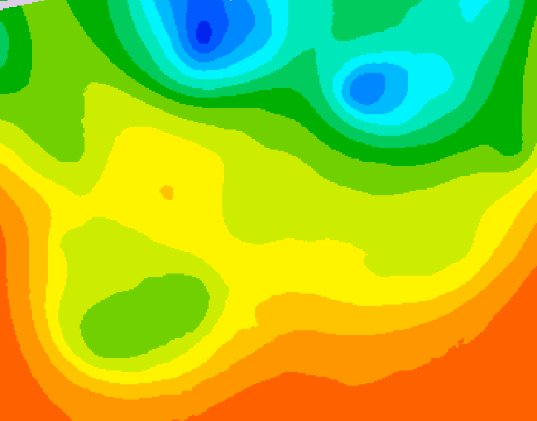 GDPS 500 millibar geopotential height 012 hour forecast chart for Canada based on 2026/06/28 0000Z data