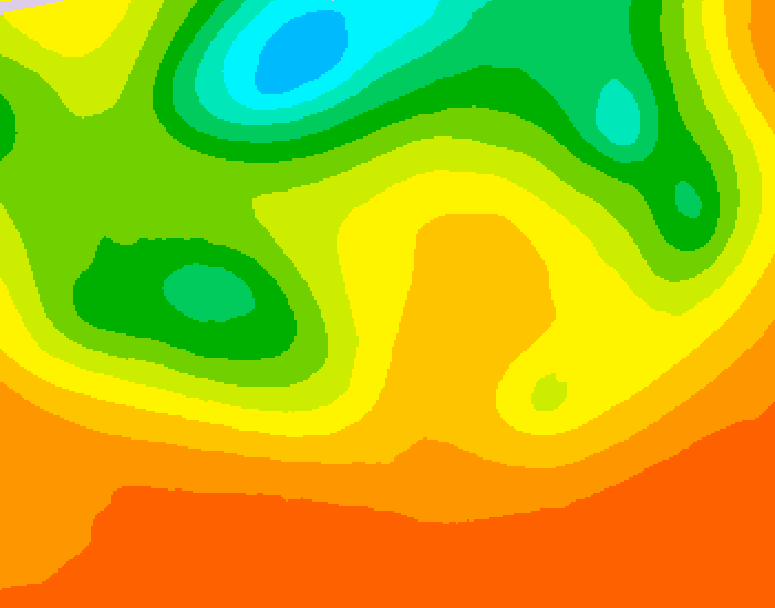 GDPS 500 millibar geopotential height 168 hour forecast chart for Canada based on 2026/06/28 0000Z data