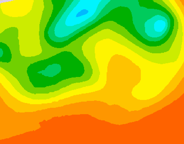 GDPS 500 millibar geopotential height 192 hour forecast chart for Canada based on 2026/06/28 0000Z data