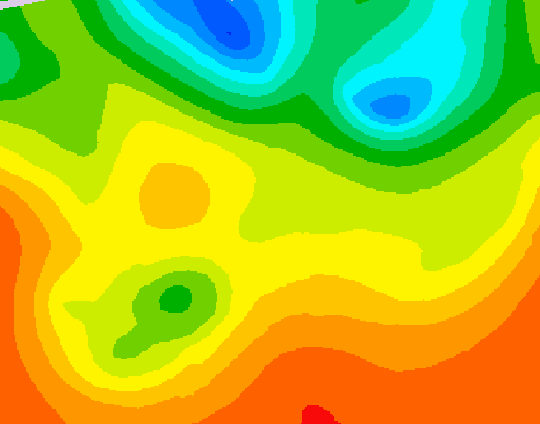 GDPS 500 millibar geopotential height 012 hour forecast chart for Canada based on 2026/06/28 1200Z data