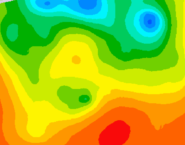 GDPS 500 millibar geopotential height 048 hour forecast chart for Canada based on 2026/06/28 1200Z data