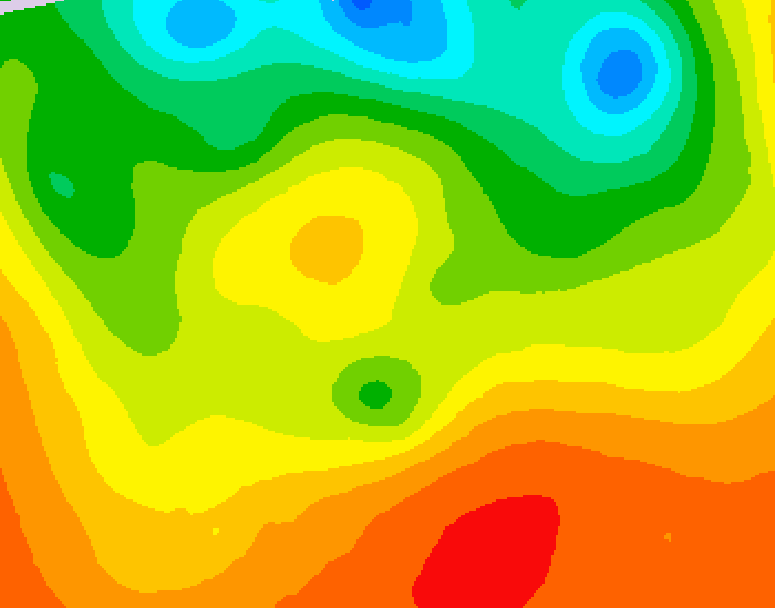 GDPS 500 millibar geopotential height 060 hour forecast chart for Canada based on 2026/06/28 1200Z data