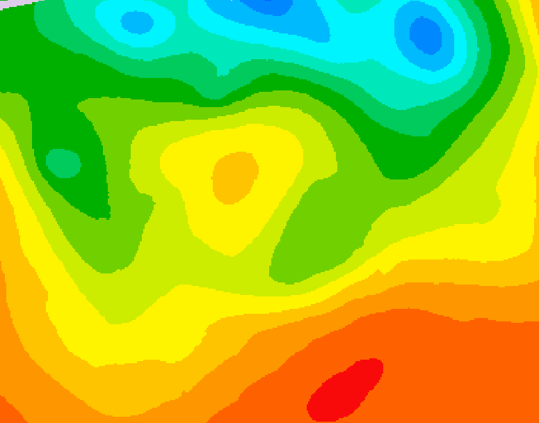 GDPS 500 millibar geopotential height 072 hour forecast chart for Canada based on 2026/06/28 1200Z data