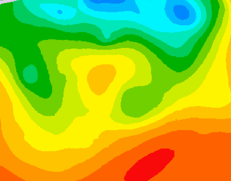 GDPS 500 millibar geopotential height 078 hour forecast chart for Canada based on 2026/06/28 1200Z data