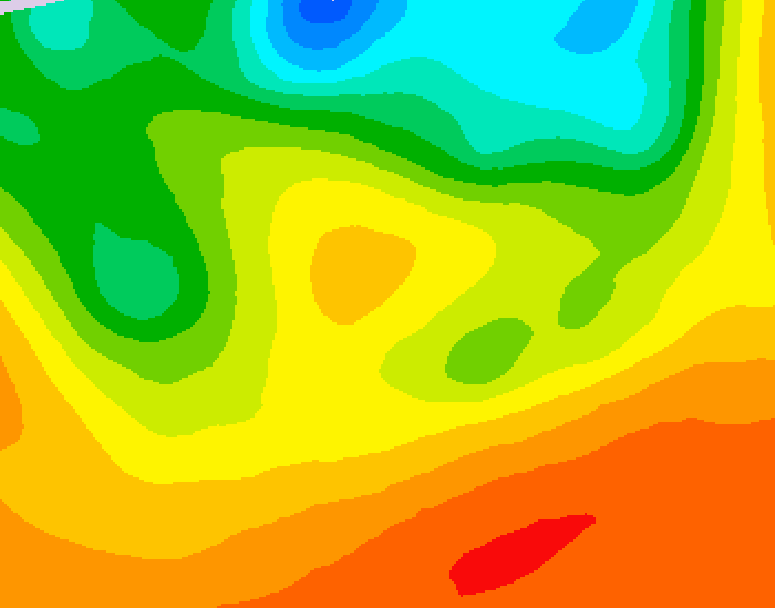 GDPS 500 millibar geopotential height 096 hour forecast chart for Canada based on 2026/06/28 1200Z data