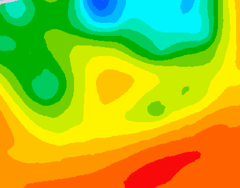 GDPS 500 millibar geopotential height 102 hour forecast chart for Canada based on 2026/06/28 1200Z data