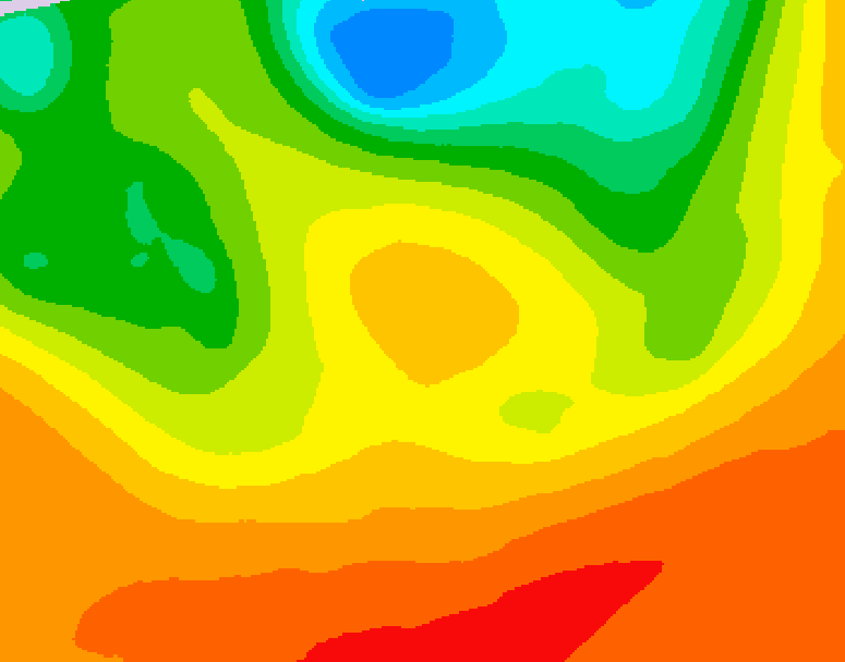 GDPS 500 millibar geopotential height 126 hour forecast chart for Canada based on 2026/06/28 1200Z data