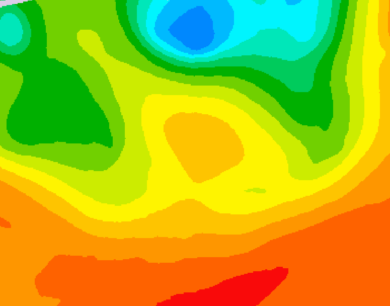 GDPS 500 millibar geopotential height 132 hour forecast chart for Canada based on 2026/06/28 1200Z data