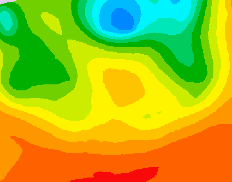 GDPS 500 millibar geopotential height 138 hour forecast chart for Canada based on 2026/06/28 1200Z data