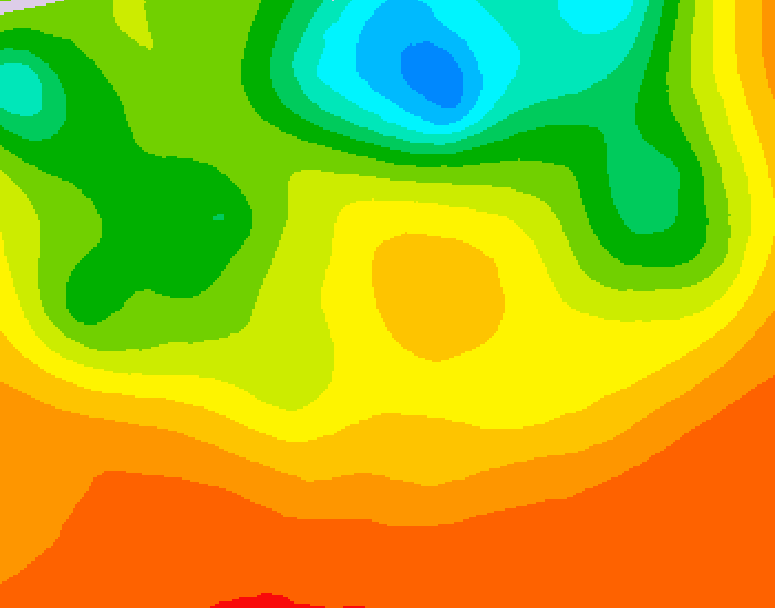 GDPS 500 millibar geopotential height 150 hour forecast chart for Canada based on 2026/06/28 1200Z data