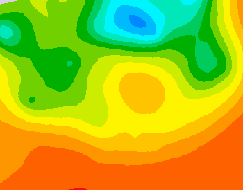 GDPS 500 millibar geopotential height 156 hour forecast chart for Canada based on 2026/06/28 1200Z data
