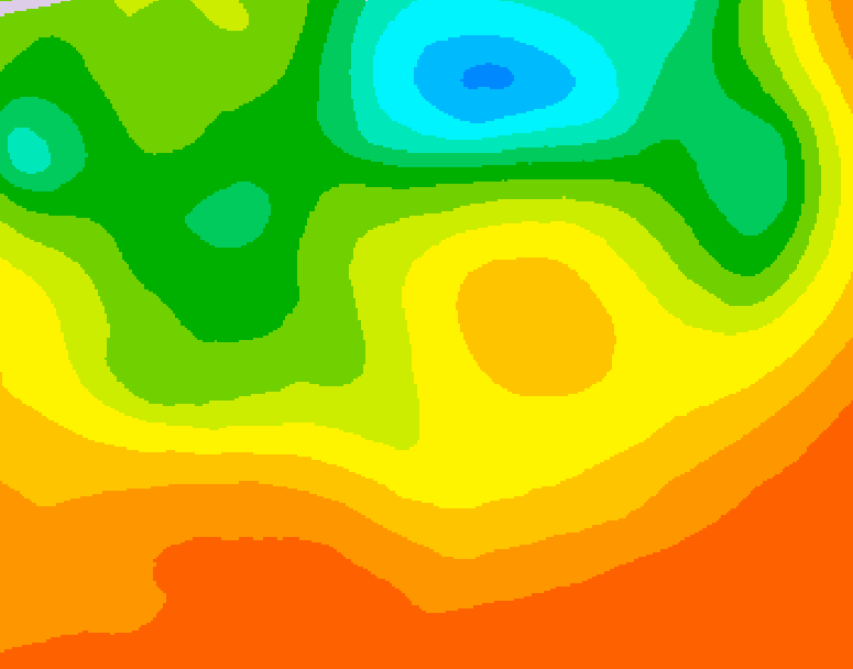 GDPS 500 millibar geopotential height 168 hour forecast chart for Canada based on 2026/06/28 1200Z data