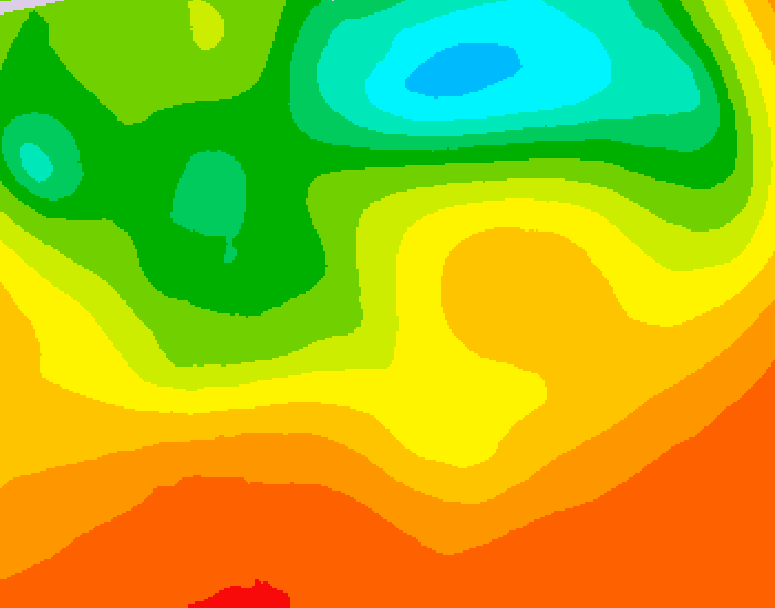 GDPS 500 millibar geopotential height 180 hour forecast chart for Canada based on 2026/06/28 1200Z data