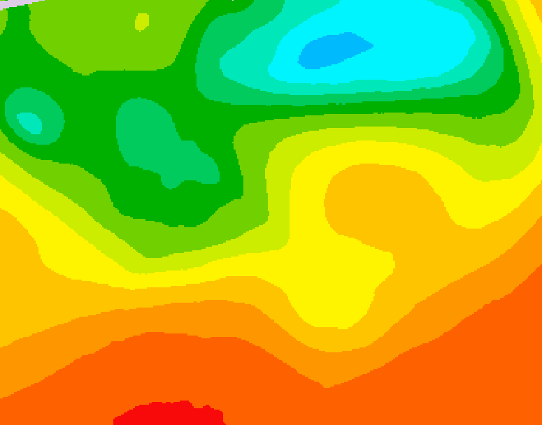 GDPS 500 millibar geopotential height 186 hour forecast chart for Canada based on 2026/06/28 1200Z data