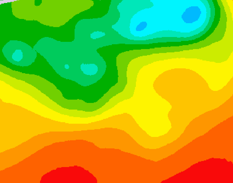 GDPS 500 millibar geopotential height 198 hour forecast chart for Canada based on 2026/06/28 1200Z data
