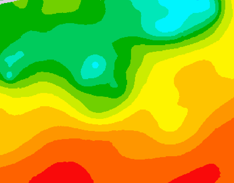 GDPS 500 millibar geopotential height 216 hour forecast chart for Canada based on 2026/06/28 1200Z data