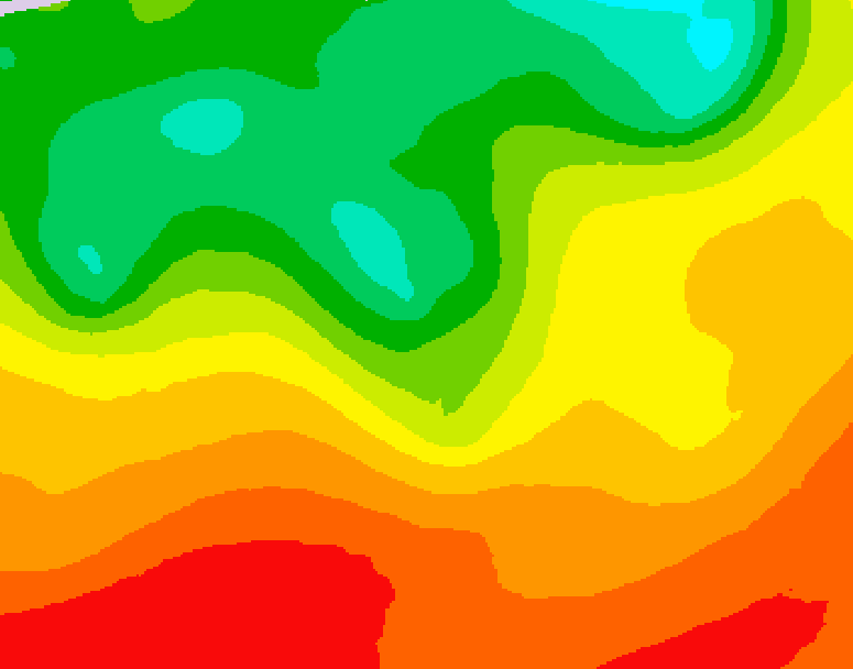 GDPS 500 millibar geopotential height 234 hour forecast chart for Canada based on 2026/06/28 1200Z data