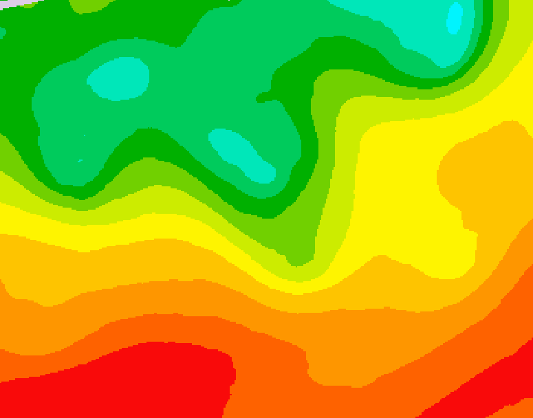 GDPS 500 millibar geopotential height 240 hour forecast chart for Canada based on 2026/06/28 1200Z data