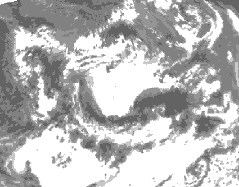 GDPS total cloud 078 hour forecast chart for Canada based on 2026/06/28 1200Z data