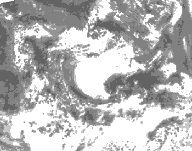 GDPS total cloud 084 hour forecast chart for Canada based on 2026/06/28 1200Z data