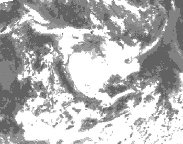 GDPS total cloud 114 hour forecast chart for Canada based on 2026/06/28 1200Z data