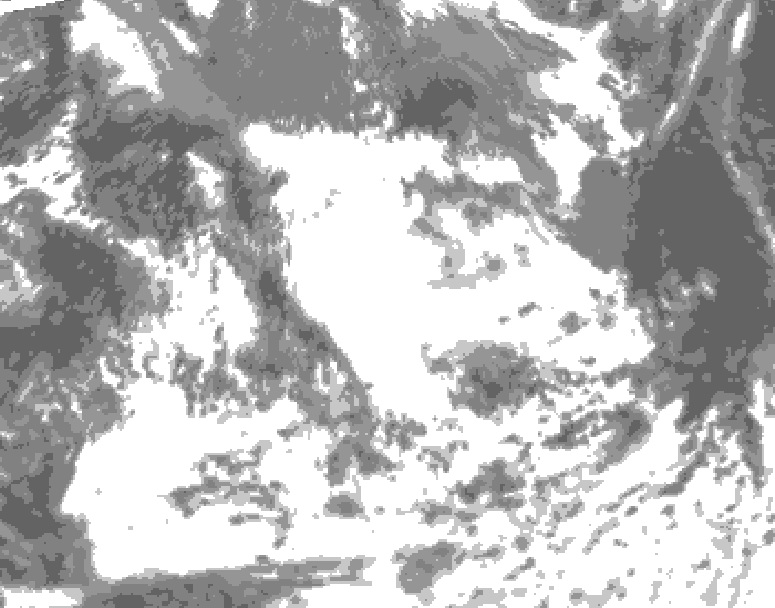 GDPS total cloud 132 hour forecast chart for Canada based on 2026/06/28 1200Z data