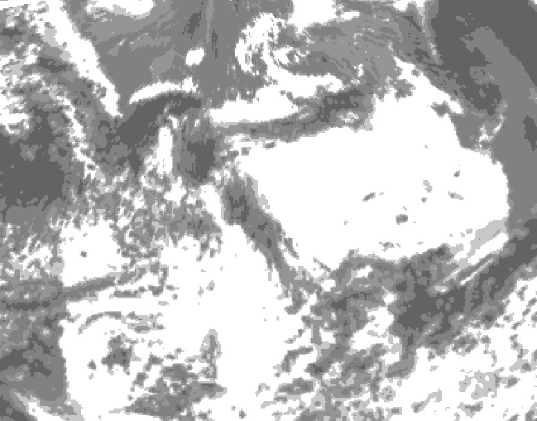 GDPS total cloud 180 hour forecast chart for Canada based on 2026/06/28 1200Z data