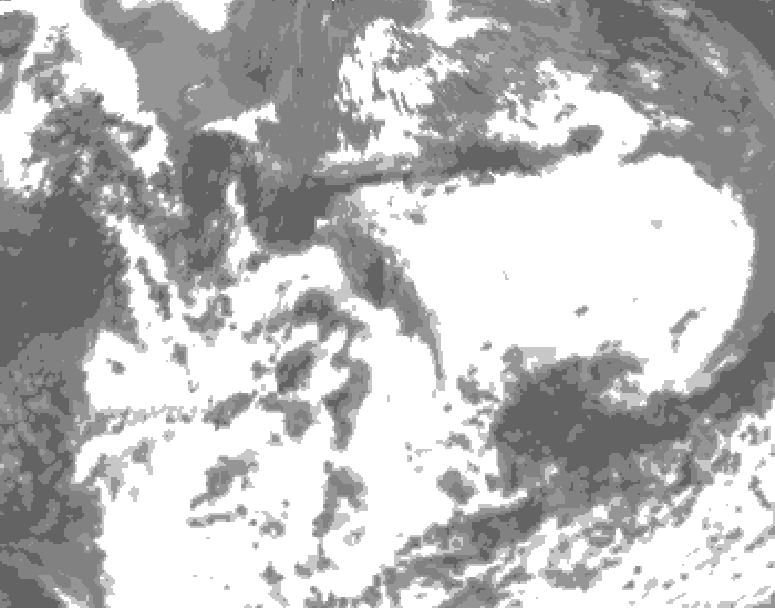 GDPS total cloud 192 hour forecast chart for Canada based on 2026/06/28 1200Z data