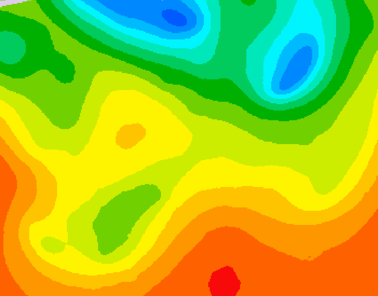 GDPS 500 millibar geopotential height 012 hour forecast chart for Canada based on 2026/06/29 0000Z data