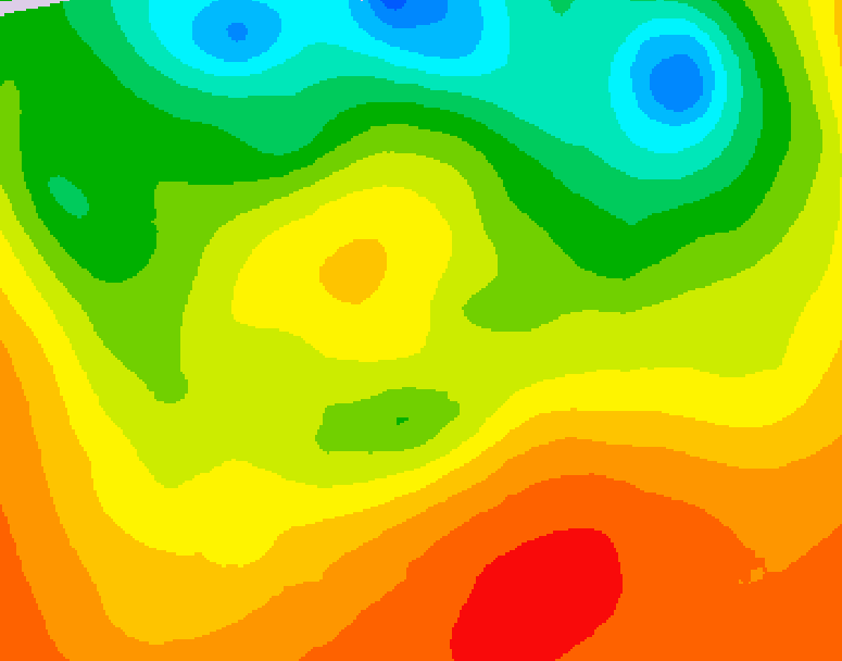 GDPS 500 millibar geopotential height 048 hour forecast chart for Canada based on 2026/06/29 0000Z data