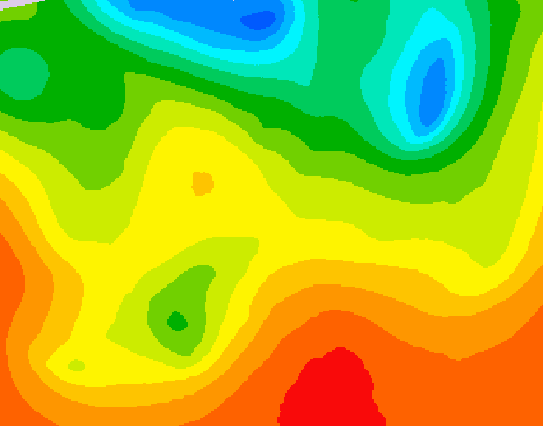 GDPS 500 millibar geopotential height 006 hour forecast chart for Canada based on 2026/06/29 1200Z data