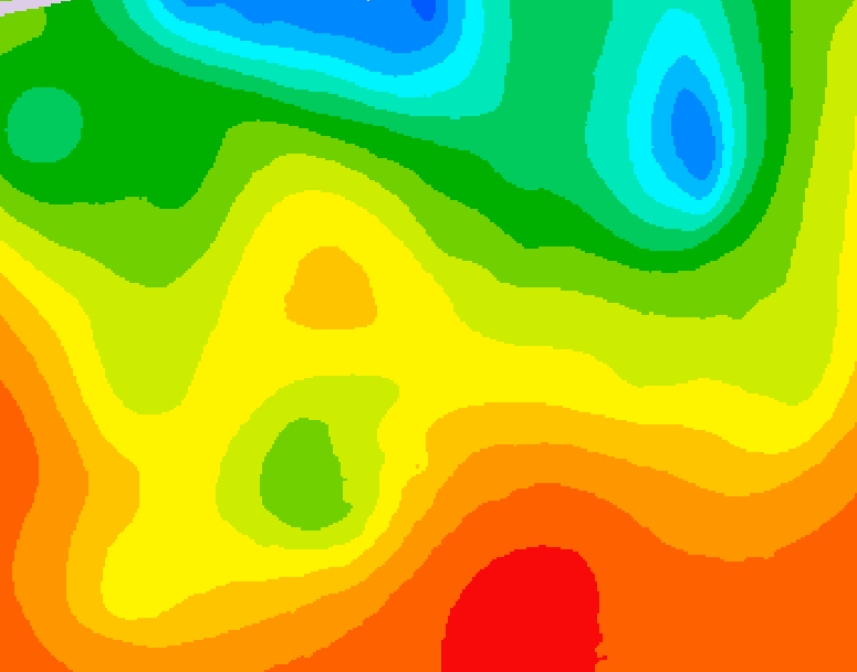 GDPS 500 millibar geopotential height 012 hour forecast chart for Canada based on 2026/06/29 1200Z data