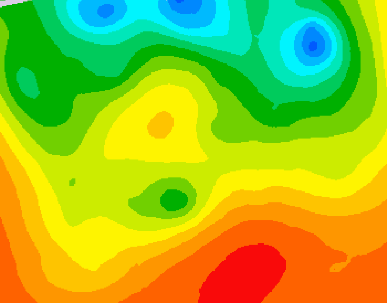 GDPS 500 millibar geopotential height 030 hour forecast chart for Canada based on 2026/06/29 1200Z data