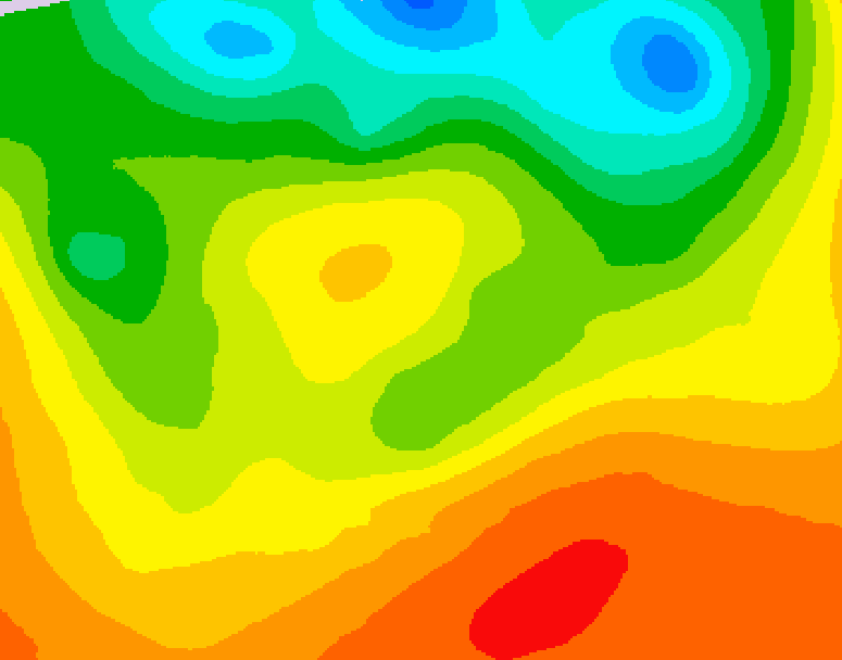 GDPS 500 millibar geopotential height 048 hour forecast chart for Canada based on 2026/06/29 1200Z data