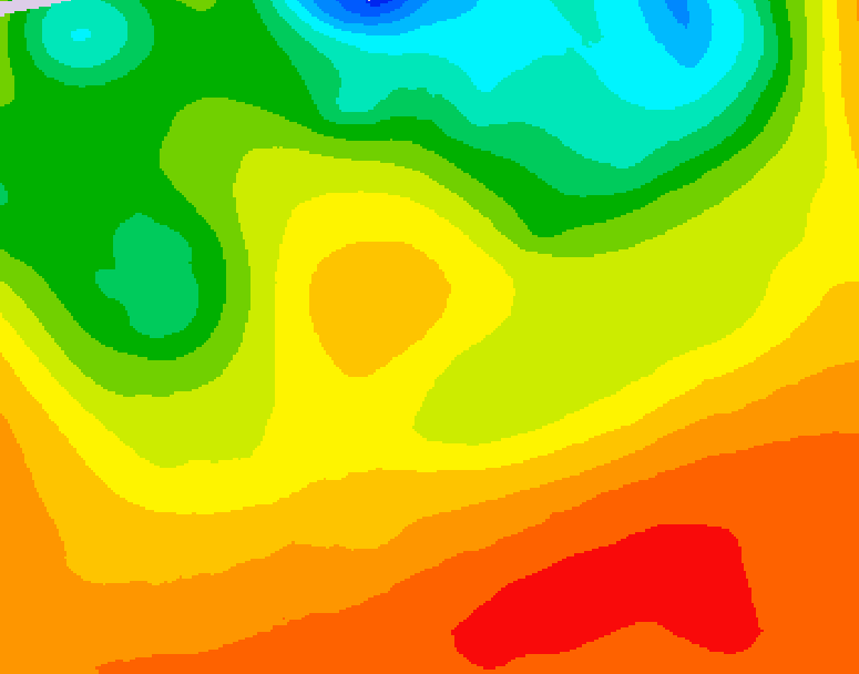 GDPS 500 millibar geopotential height 084 hour forecast chart for Canada based on 2026/06/29 1200Z data