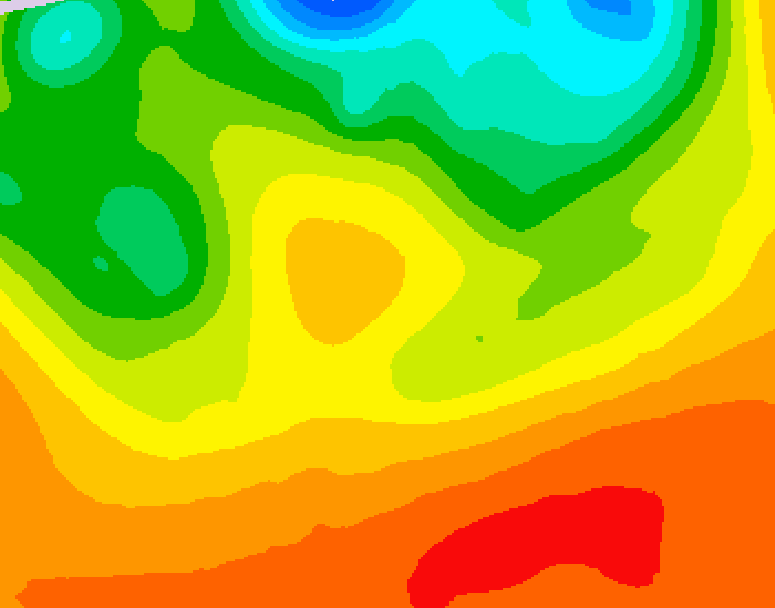 GDPS 500 millibar geopotential height 090 hour forecast chart for Canada based on 2026/06/29 1200Z data