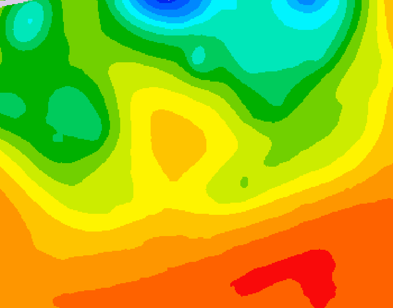 GDPS 500 millibar geopotential height 096 hour forecast chart for Canada based on 2026/06/29 1200Z data